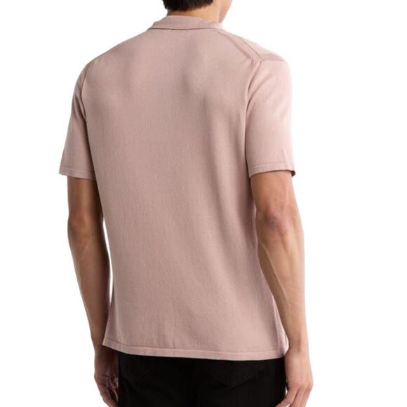 NWT John Varvatos Canon polo in worn mauve color Size L - Picture 2 of 9